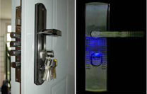 Zár ledes világítással